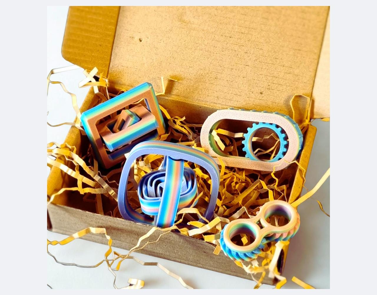 Radiant Rainbow Sensory Fidget Toy Bundle – Small, Medium & Large Packs
